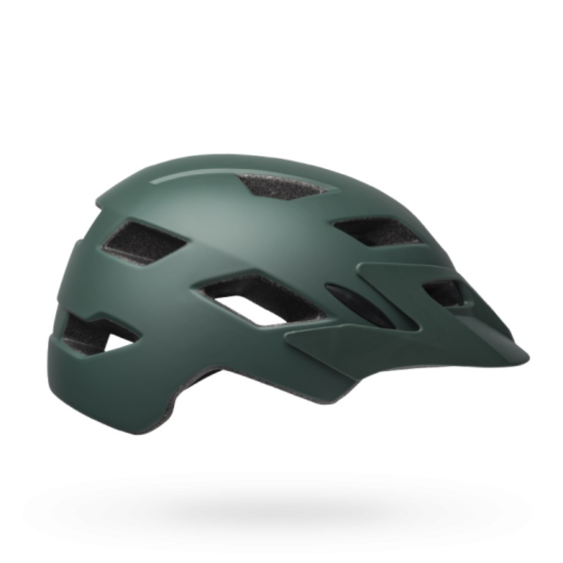 Bell Sidetrack Child Helmet – Matt Dark Green-KTM Orange – 2019