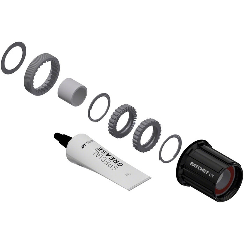 DT Swiss Ratchet LN Freehub Body Upgrade Kit – HG 11 MTN, Sealed Bearing, 36T