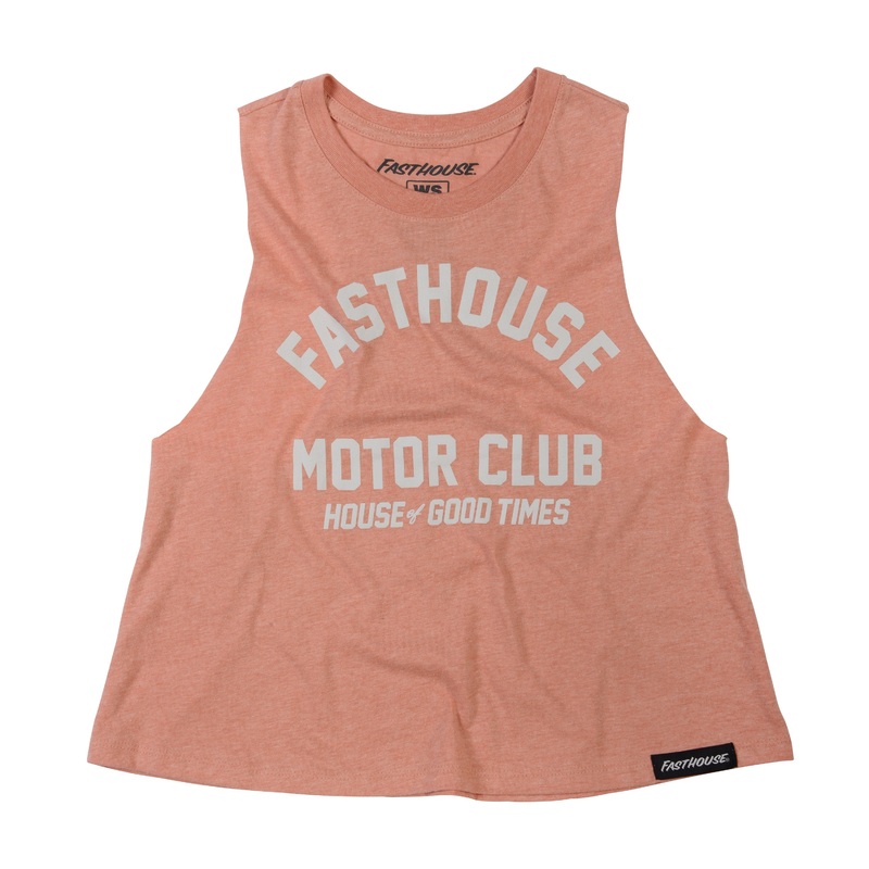 Fasthouse Brigade Crop Tank – Womens – Heather Peach