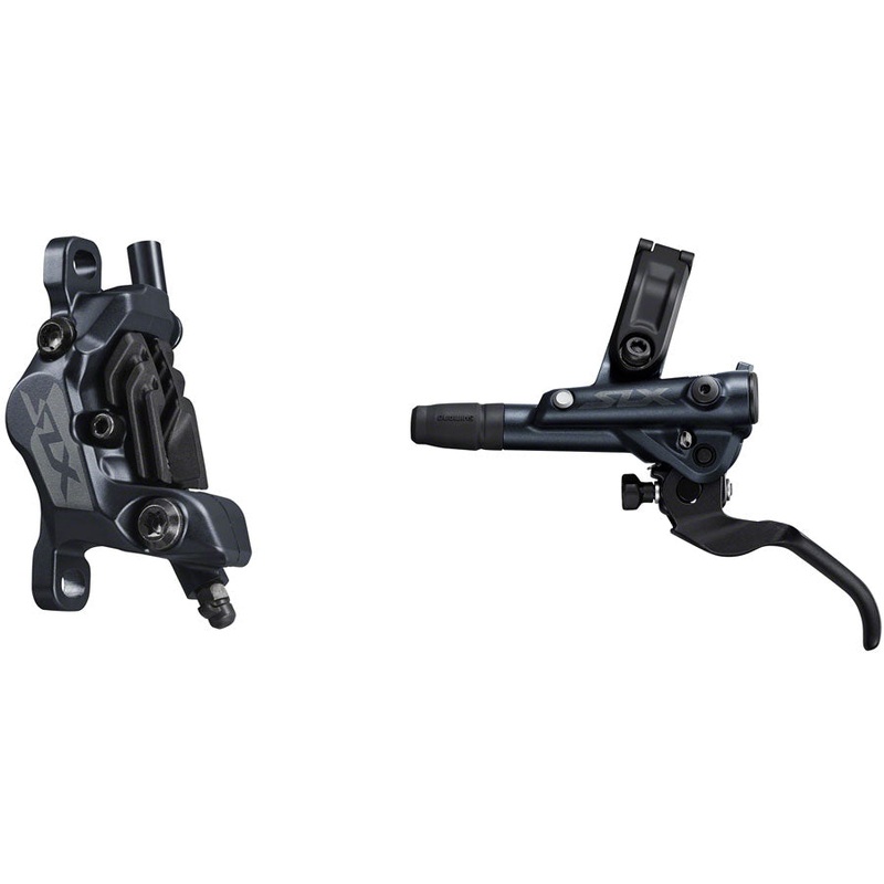 Shimano SLX BL-M7100/BR-M7120 Disc Brake and Lever – Front, Hydraulic, Post Mount, 4-Piston, Black