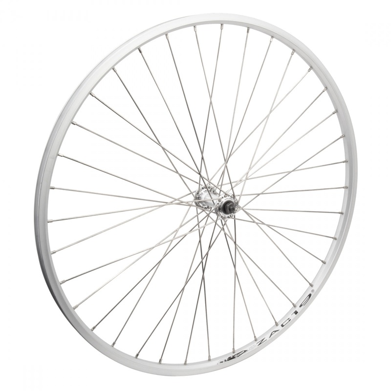 Wheel Master 700c WEI ZAC19 Front QRx100mm W/M AQ-1000 Rim Brake Clincher Sil