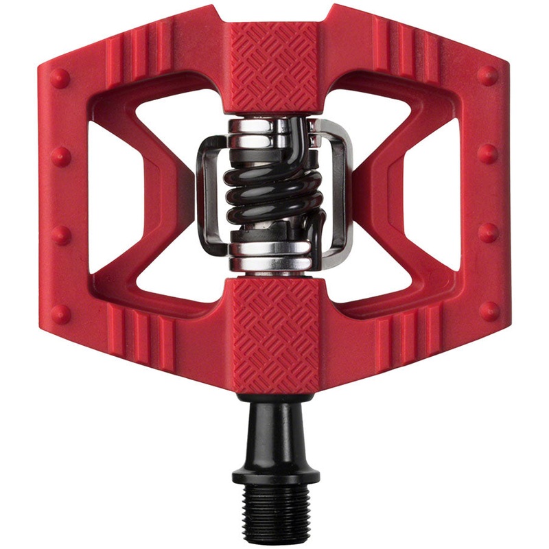 Crank Brothers Double Shot Hybrid Clipless Pedals  Dual Sided, Molded Pins, Chromoly Spindle, Lightweight Composite, MTB & Road Cycling Gear