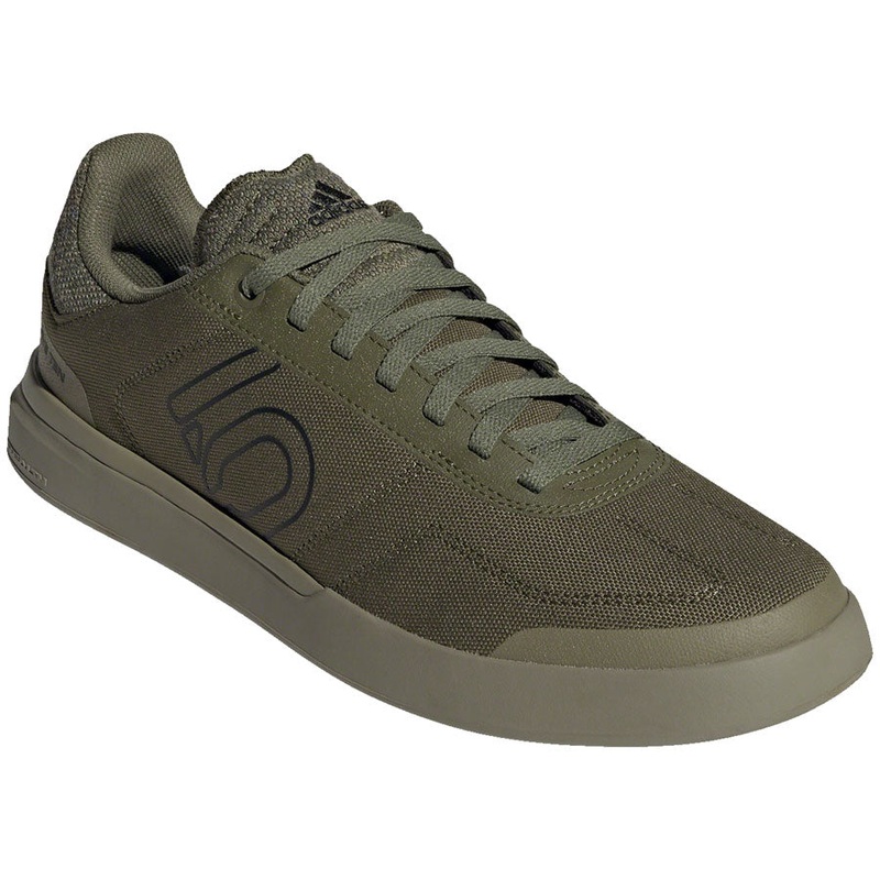 Five Ten Sleuth DLX Canvas Flat Shoes – Mens Focus Olive/Core BLK/Pulse Lime 10