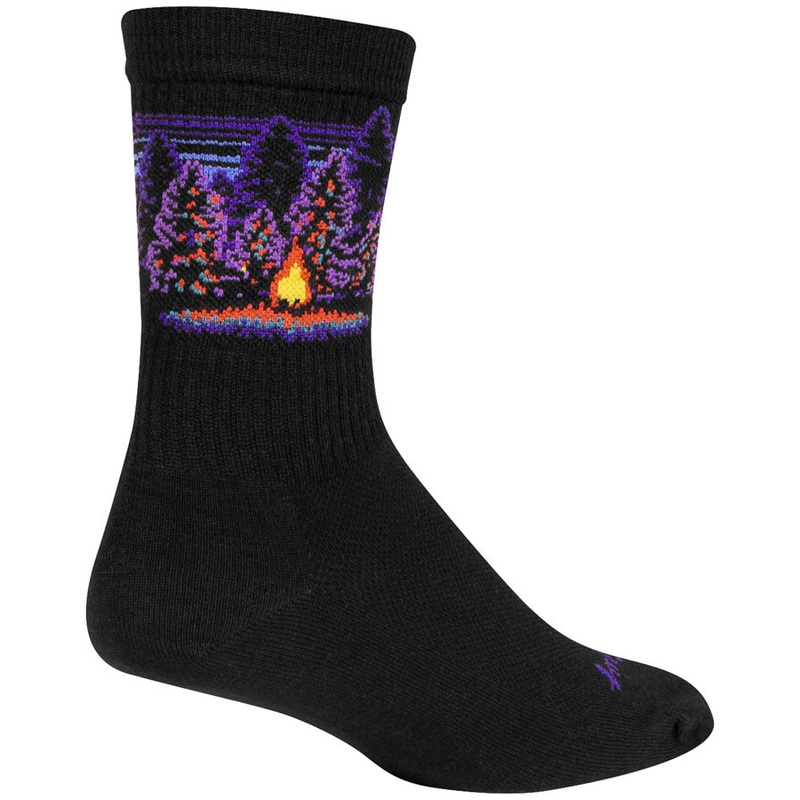 SockGuy Wool Solitude Socks – 6″, Small/Medium