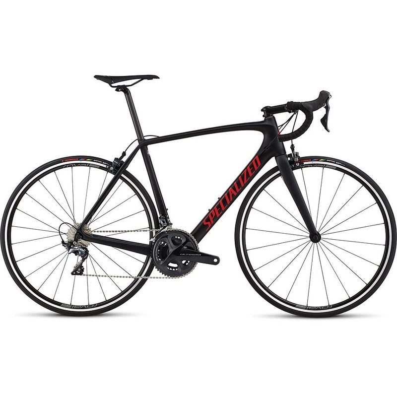 Specialized tarmac men sl5 comp black/gloss flo red/clean 64