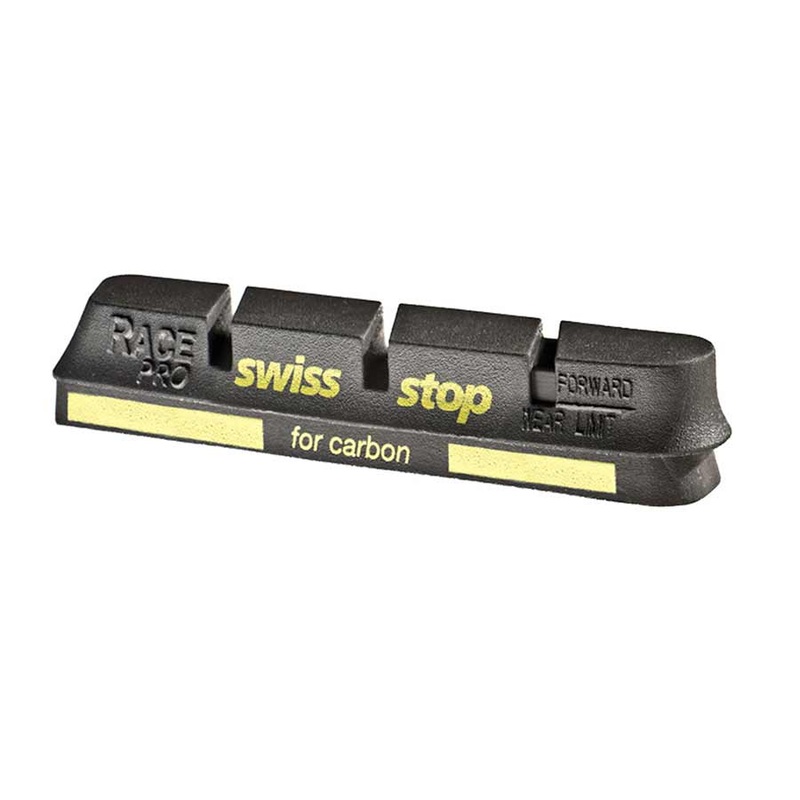 SwissStop RacePro Replacement pads for carbon rims Campagnolo Black Prince Pack of 4