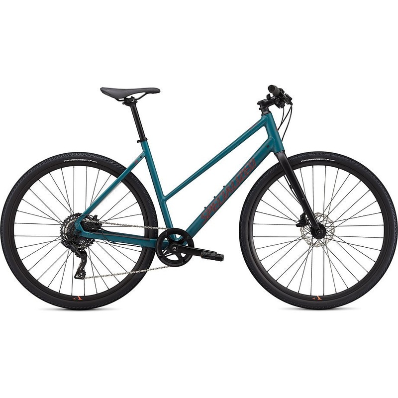 2022 Specialized sirrus x 2.0 st bike dusty turquoise / rocket red / black reflective m