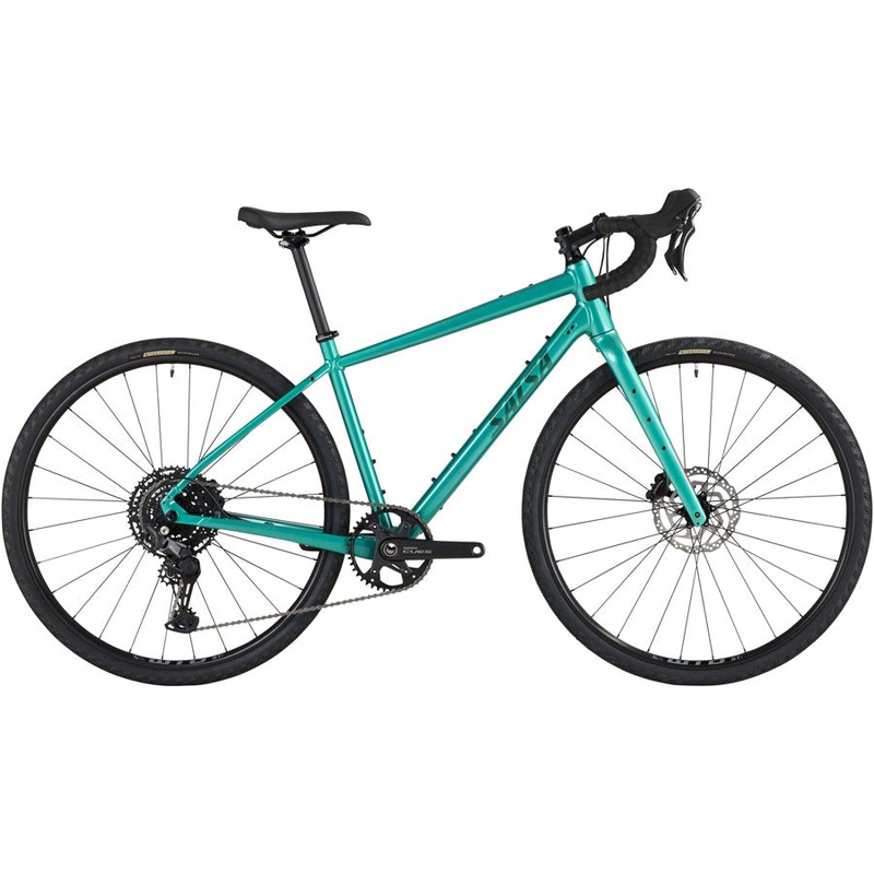 Salsa Journeyer Drop Bar Cues 1×10 Bike – 700c Aluminum Teal Green 49cm