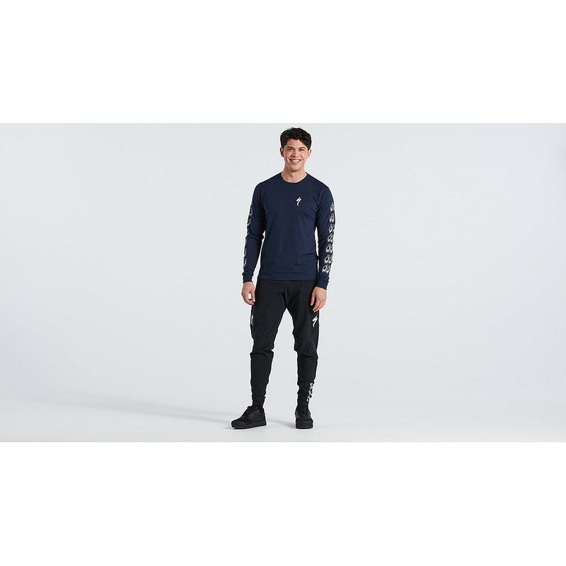 Specialized special eyes tee ls navy blue s