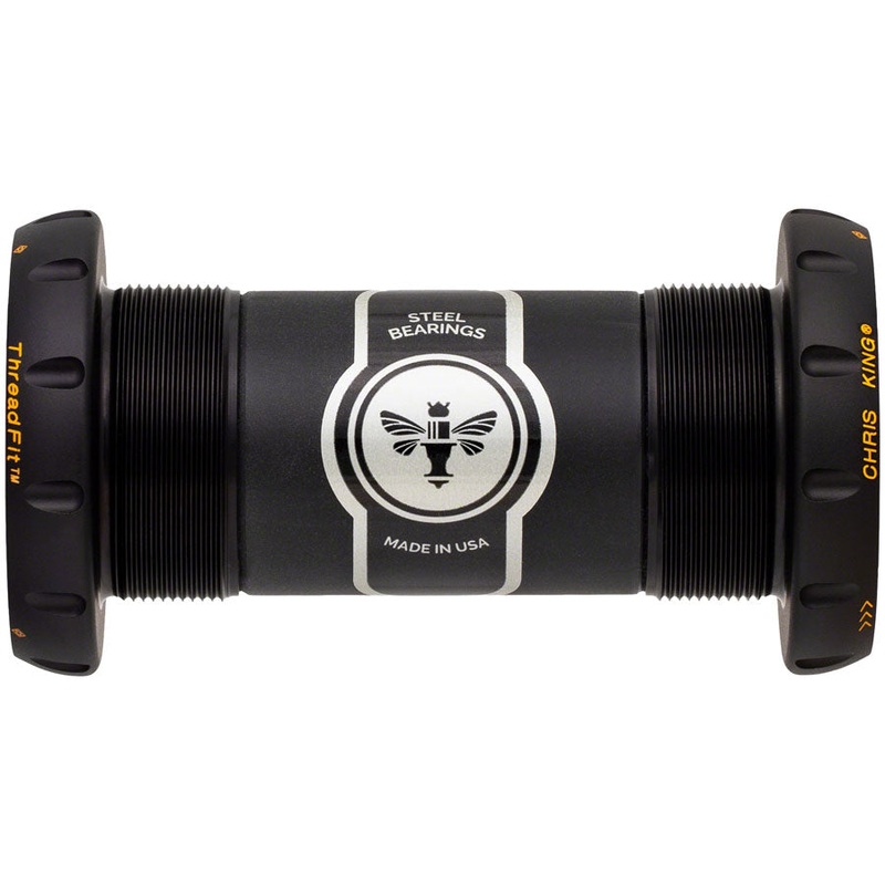 Chris King ThreadFit 30 Bottom Bracket Without Fit Kit – English, Black/Gold