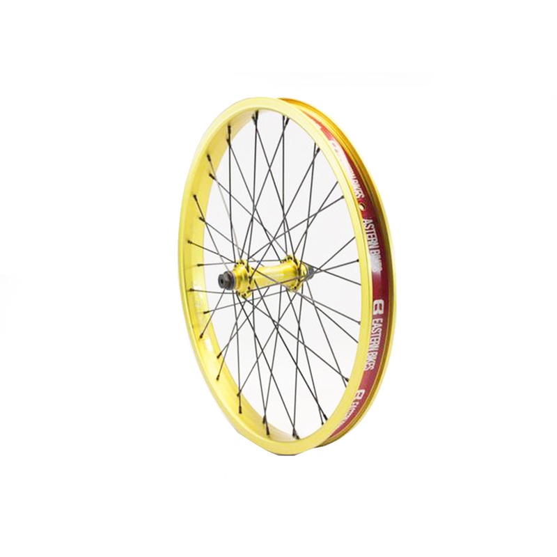 Eastern Buzzip BMX Wheel – Front – Matt Gold Ano