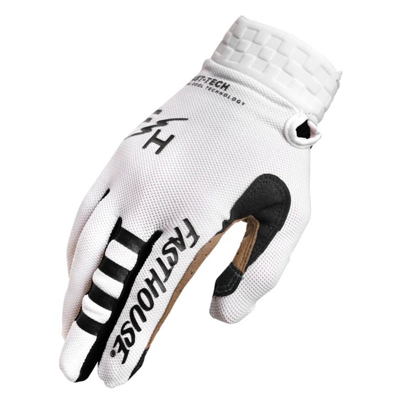 Fasthouse Vapor Glove – White-Black