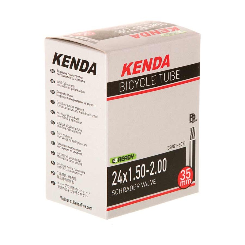 Kenda Schrader Tube Schrader, Length: 35mm, 24”, 1.50-2.00