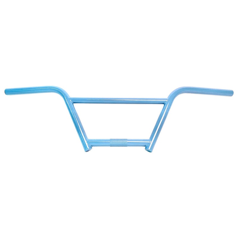 S&M 4pc Boss-Style Cruiser Handlebars – 7″ – Baby Blue – USA Made