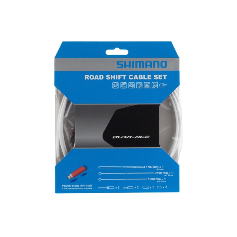 Shimano Dura-Ace SP41 Poly-Coated Shift Cables – White