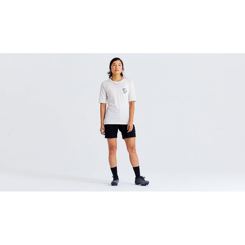 Specialized s/f cotton pocket tee ss wmn eggshell xl