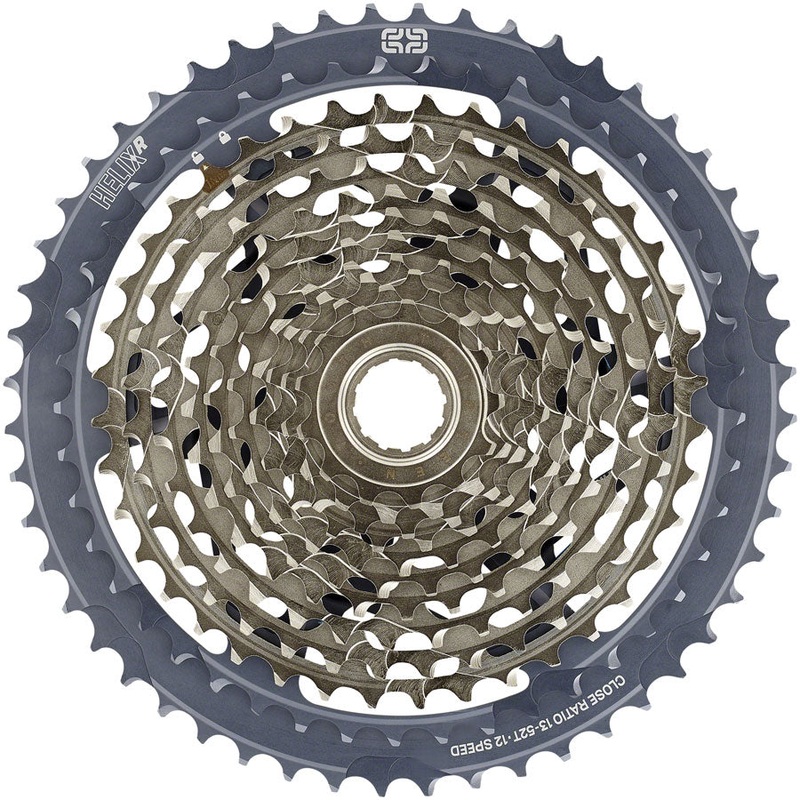 e*thirteen Helix Race Cassette – 12-Speed 13-52t, Gray