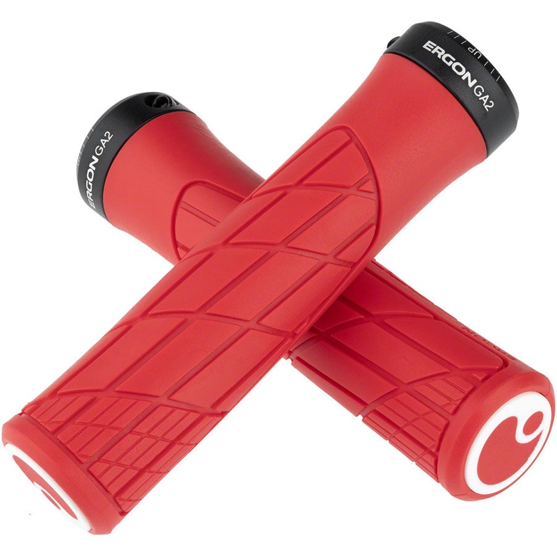 Ergon GA2 Grips – Risky Red, Lock-On
