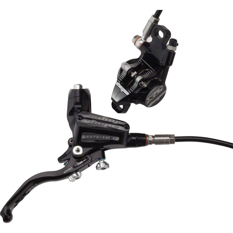 Hope Tech 3 X2 Disc Brake and Lever – Rear Hydraulic Post Mount Black