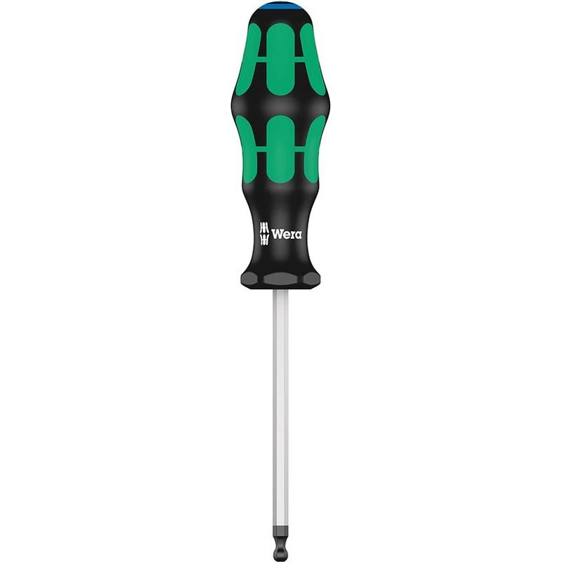Wera, 352 Hex Ball End Screwdriver, Hex Wrench, Hex 5.0 x100mm, Metric
