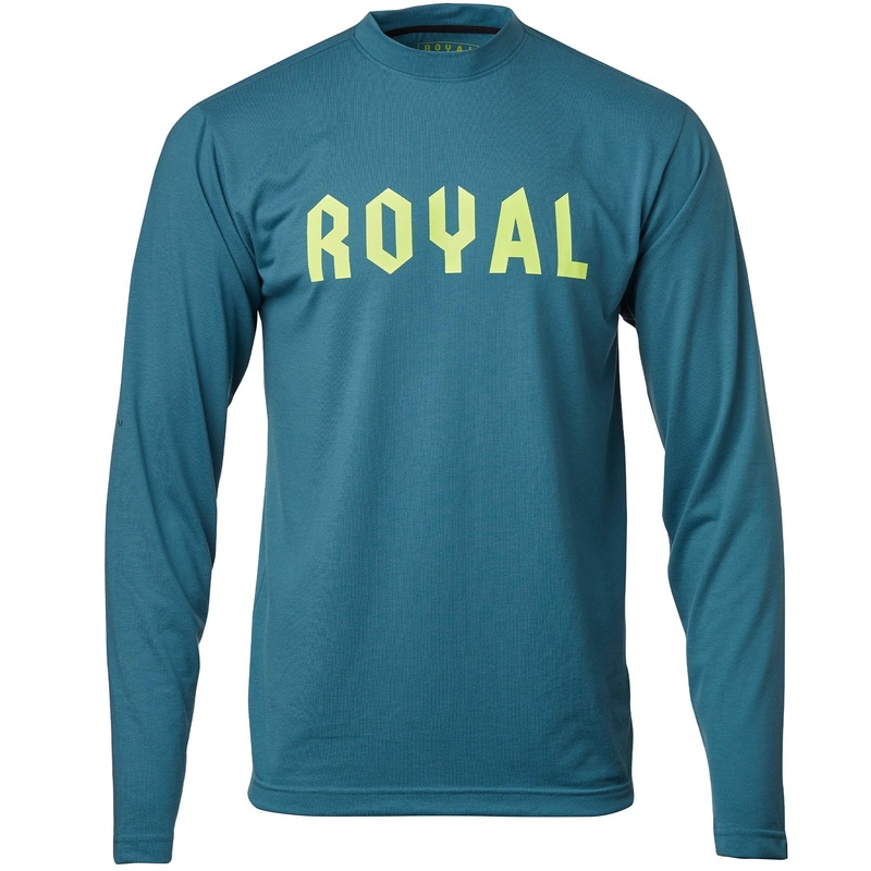 Royal Core Long Sleeve MTB Jersey – CORP – Steel Blue Heather – 2022