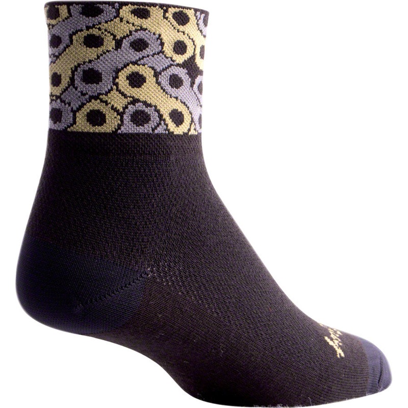 SockGuy Classic Links Socks – 3″ Black Large/X-Large