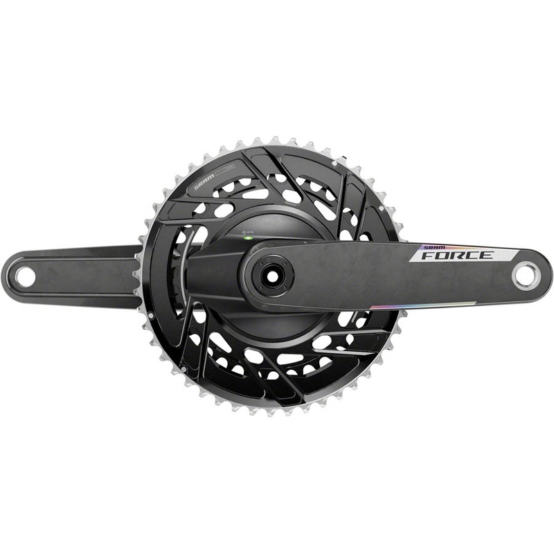 SRAM Force AXS Power Meter Crankset – 172.5mm 12-Speed 50/37t Thread Mount 8-Bolt PM Spider DUB Spindle Carbon E1