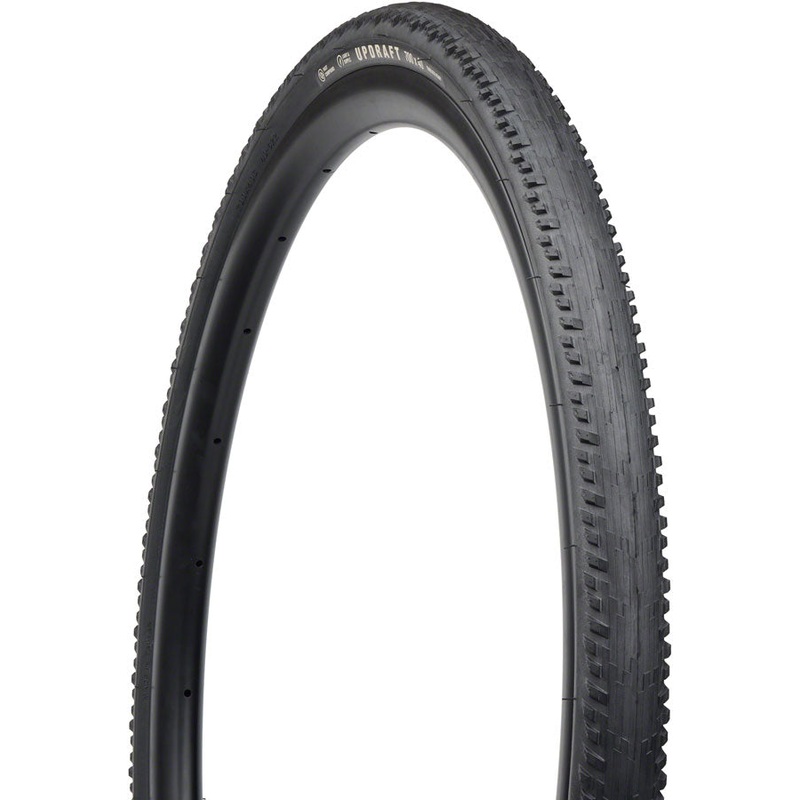 Teravail Updraft Tire – 700 x 40, Tubeless, Folding, Black, Durable, Fast Compound