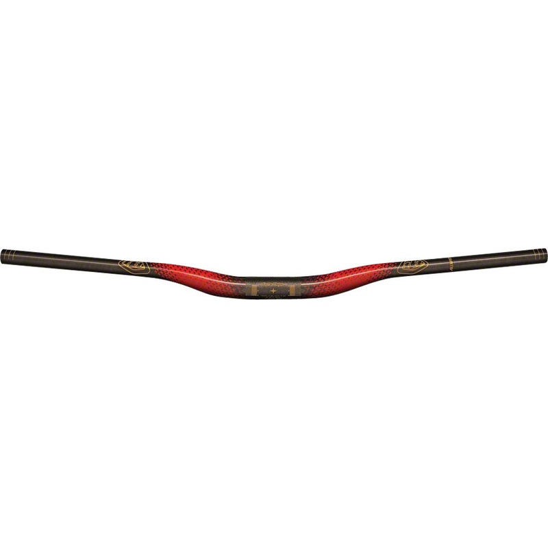 TruVativ Descendant Troy Lee Design Carbon 750mm Width 20mm Rise, Starburst Orange/Black