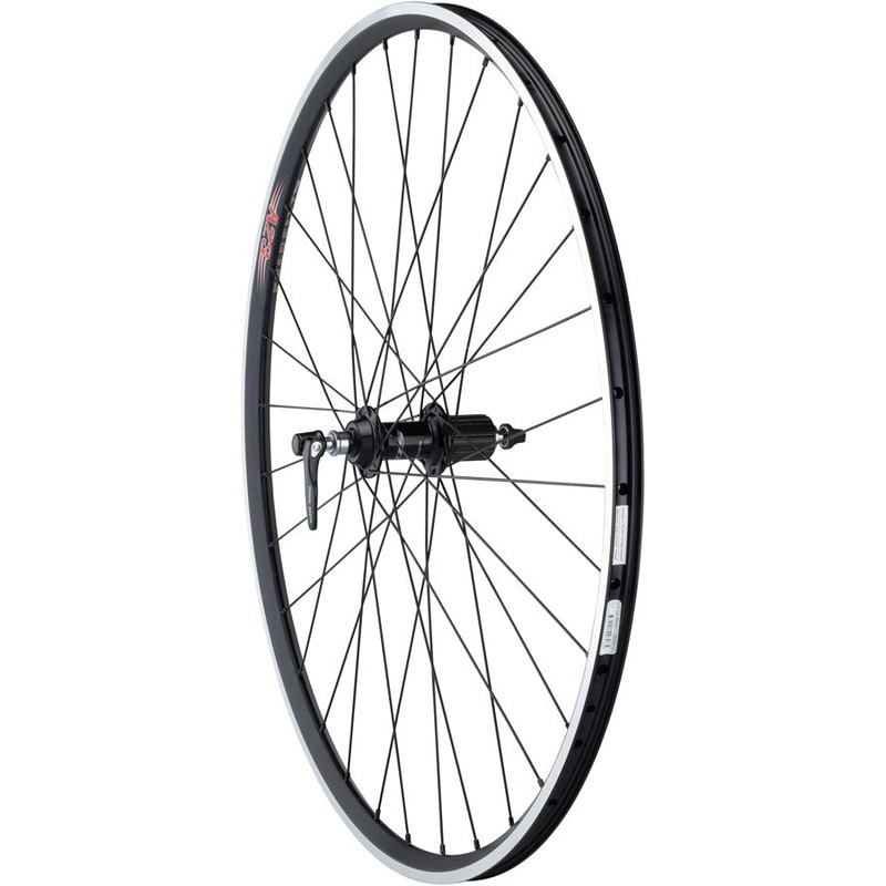 Velocity A23 Rear Wheel 700c QR x 130mm Rim Brake HG 11 Black Tubeless Compatible Clincher