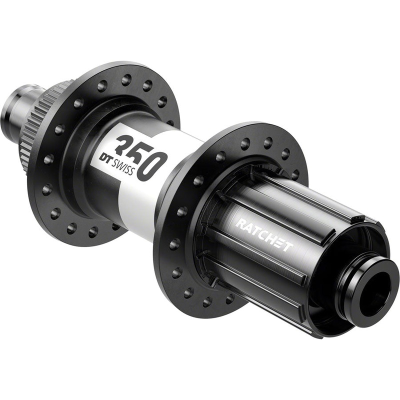 DT Swiss 350 Rear Hub – 12 x 142mm Center-Lock HG11 Road Black 24H 36pt