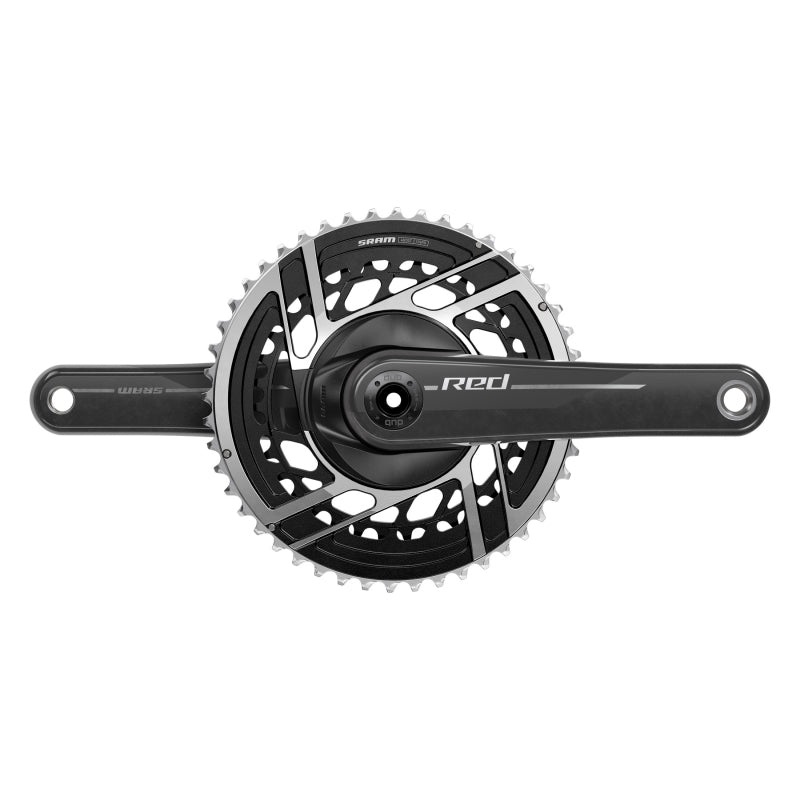 RED Crankset – 165mm 2x 12-Speed 50/37t 8-Bolt Direct Mount DUB Spindle Interface Natural Carbon E1
