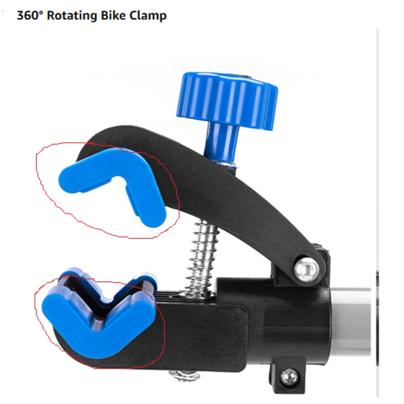 ROCKBROS ABS soft material, anti-skid surface replacement parts (2 pairs)