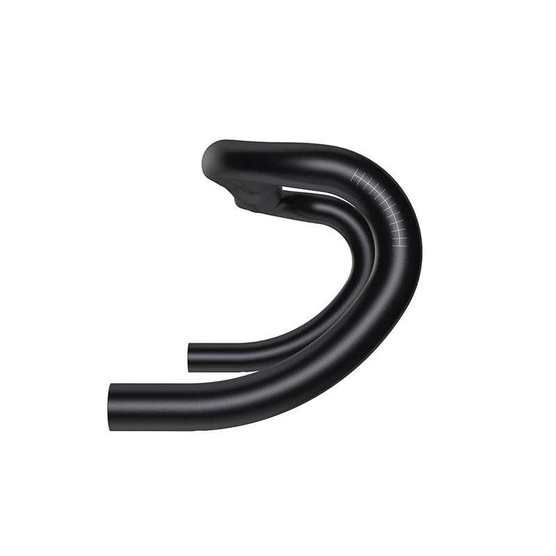 Zipp Service Course 80 Ergo Drop Handlebar – Aluminum 31.8mm 38cm Bead Blast BLK A2