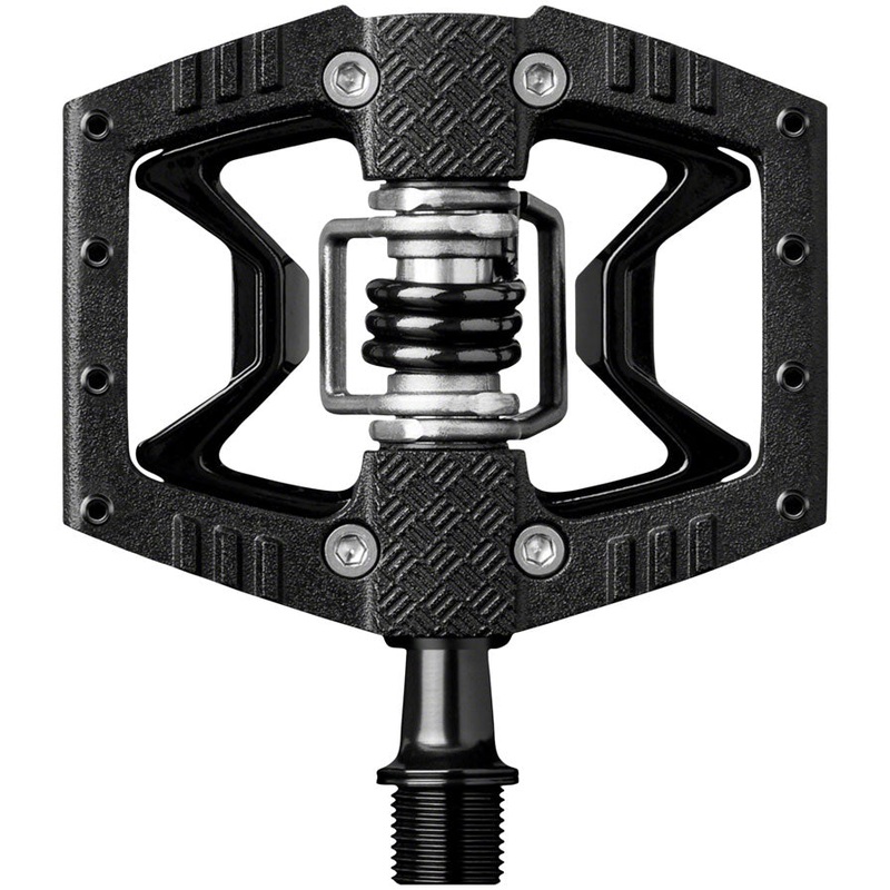 Crankbrothers Double Shot 3 Pedals – Single Side Clipless Platform Aluminum 9/16″ BLK