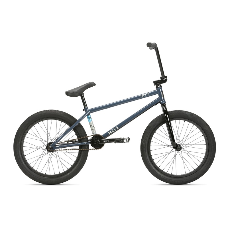 Haro Hoover 20.75″TT BMX Freestyle Bike-Grey/Black