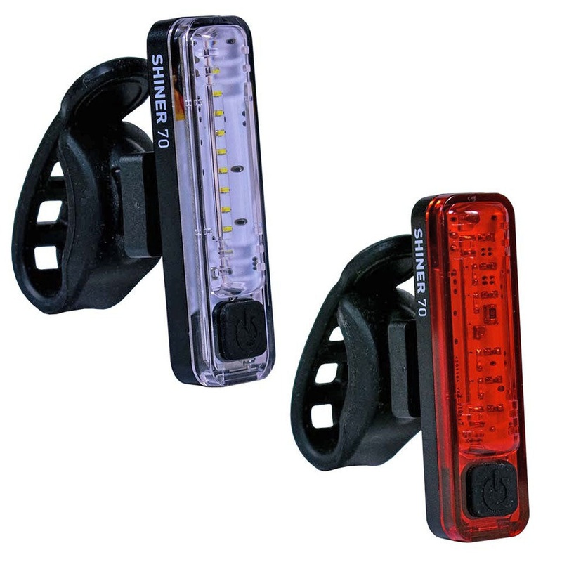 Shiner 70 USB Front/Rear Light Set