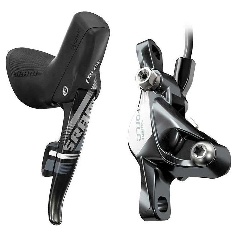 SRAM, Force22, Road disc brake with shift/brake lever combo, Flat Mount, Front, 2sp