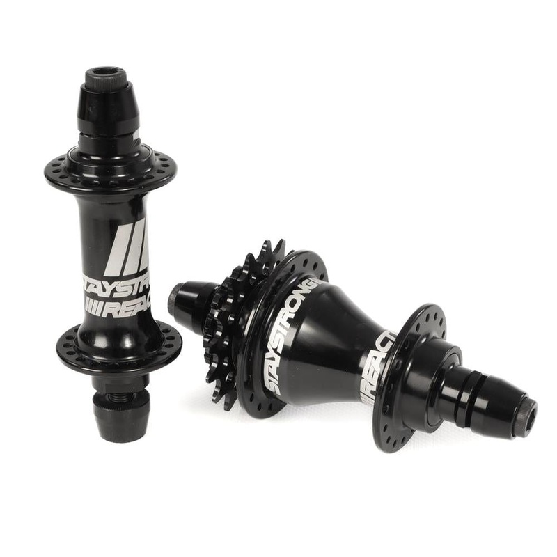 Stay Strong Reactiv 2 Race Hubset – Black/ 10mm Front
