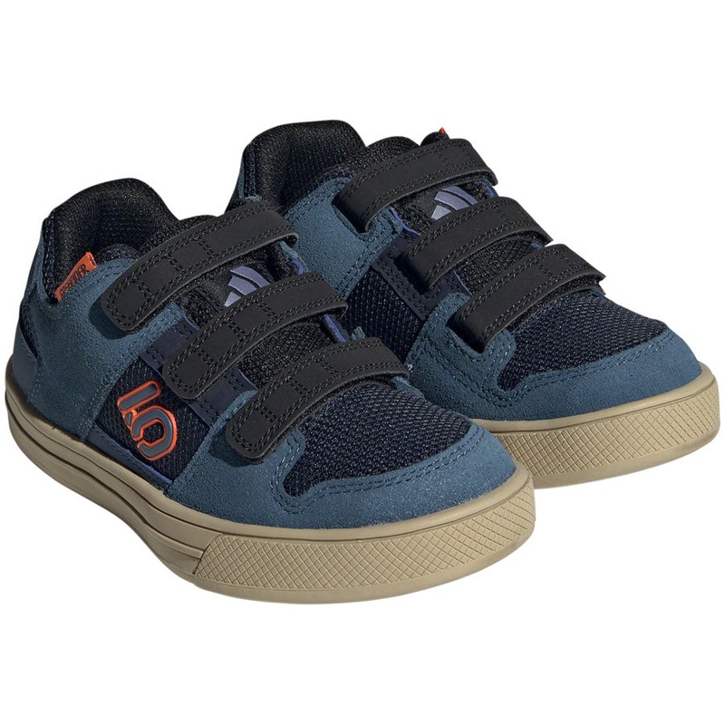 Five Ten Freerider Kids VCS Flat Shoes – Youth Legend Ink/Wonder Steel/Impact Orange 1K
