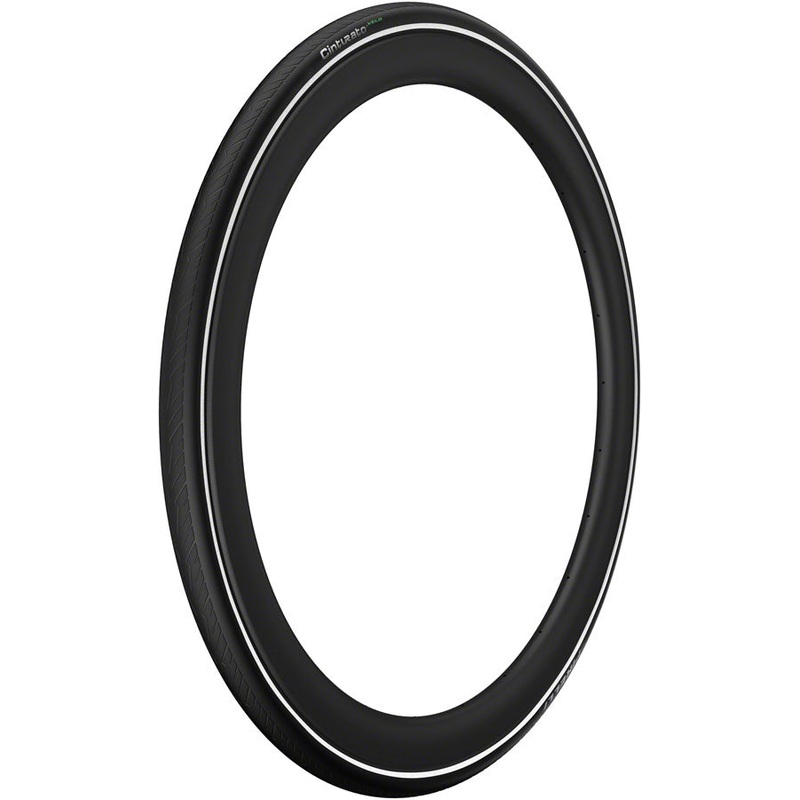 Pirelli Cinturato Velo TLR Tire – 700 x 35 Tubeless Folding Black Reflective