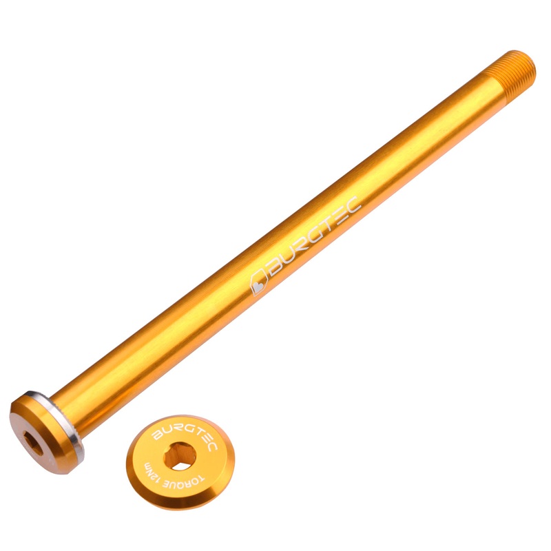 Burgtec Santa Cruz Rear Axle 12×168.5mm Bullion Gold