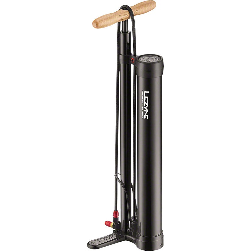 Lezyne Pressure Overdrive Floor Pump: Black