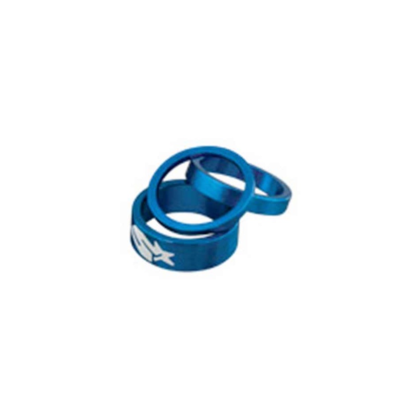 Spank Headset Spacer Kit 3/6/12mm Set – Blue