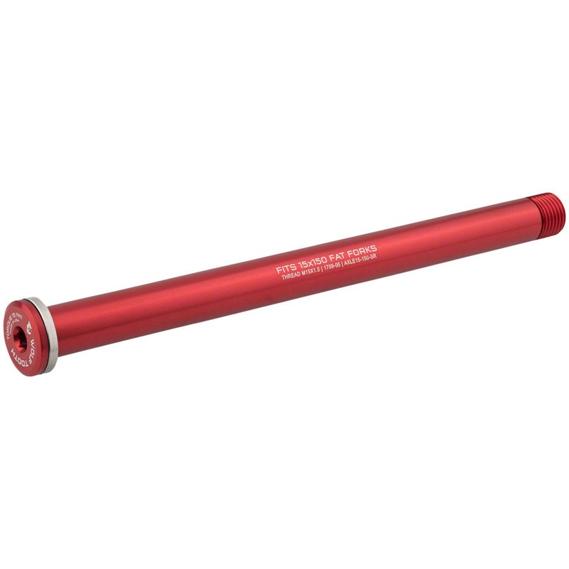 Wolf Tooth Front Thru Axle – RockShox 15 x 150mm Red