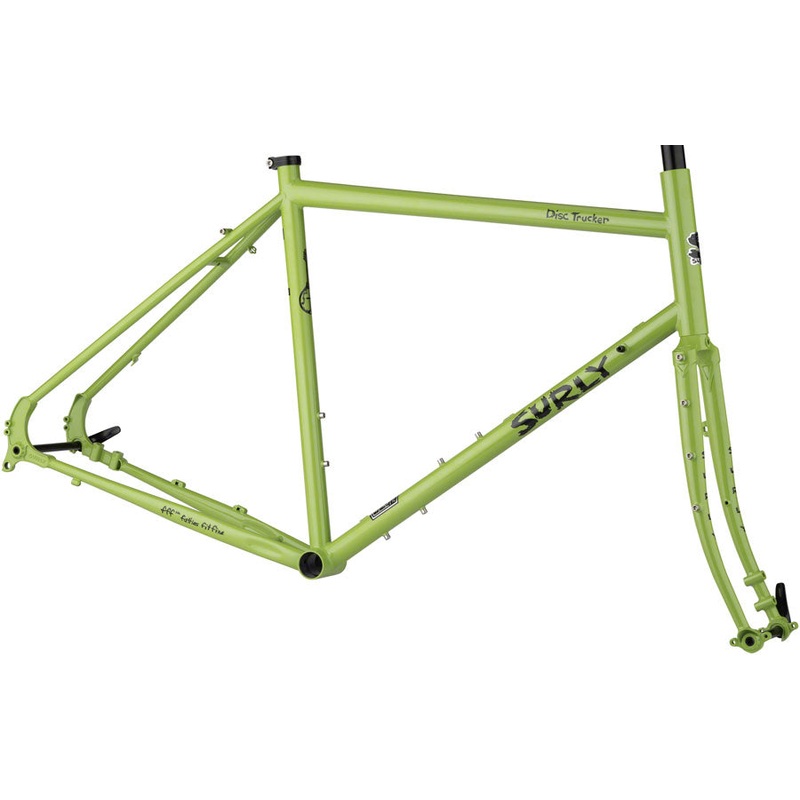 Disc Trucker Frameset – Pea Lime Soup 700