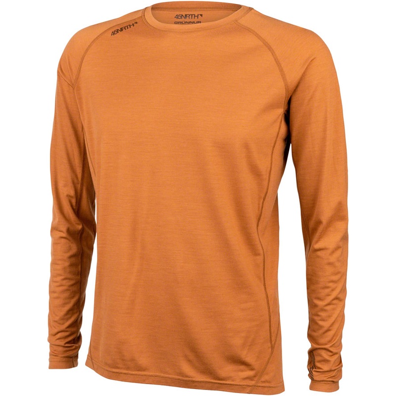 Grunnur Wool Base Layer – Mens Cedar Sunrise Small