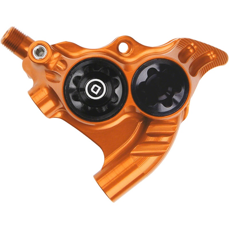 Hope RX4+ Disc Brake Caliper – Flat Mount Rear +20mm DOT Type Orange