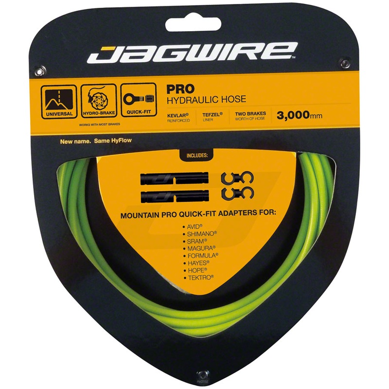 Jagwire Pro Hydraulic Disc Brake Hose Kit 3000mm, Organic Green