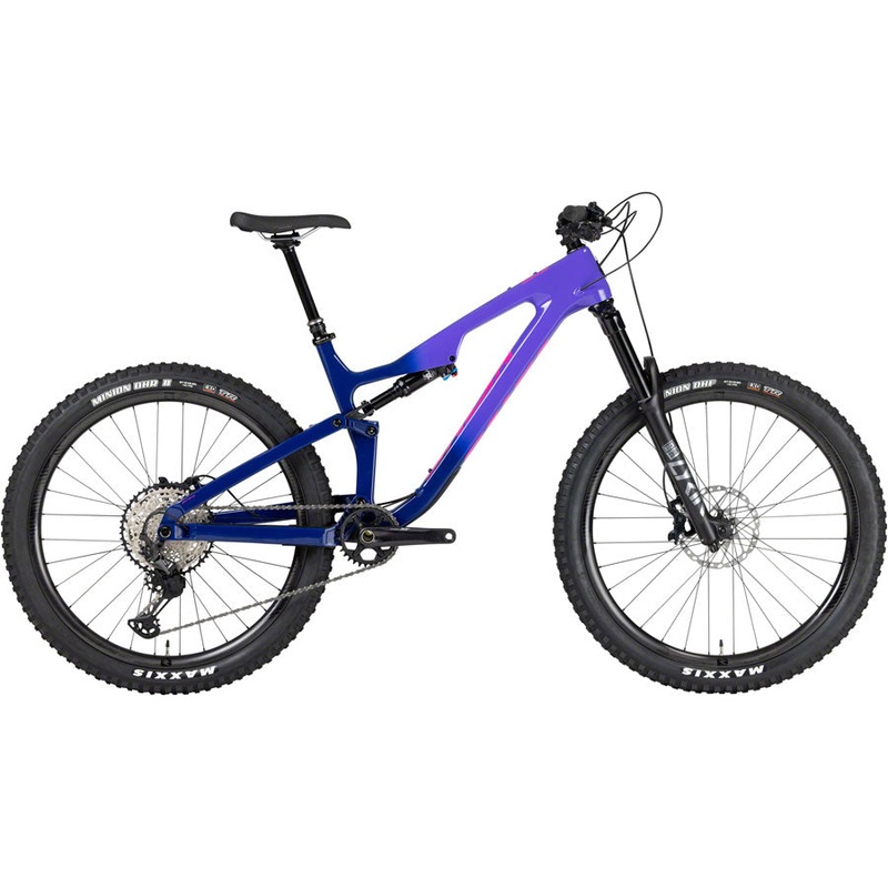 Salsa Rustler Carbon XT Bike – 27.5″ Carbon Purple Fade Medium